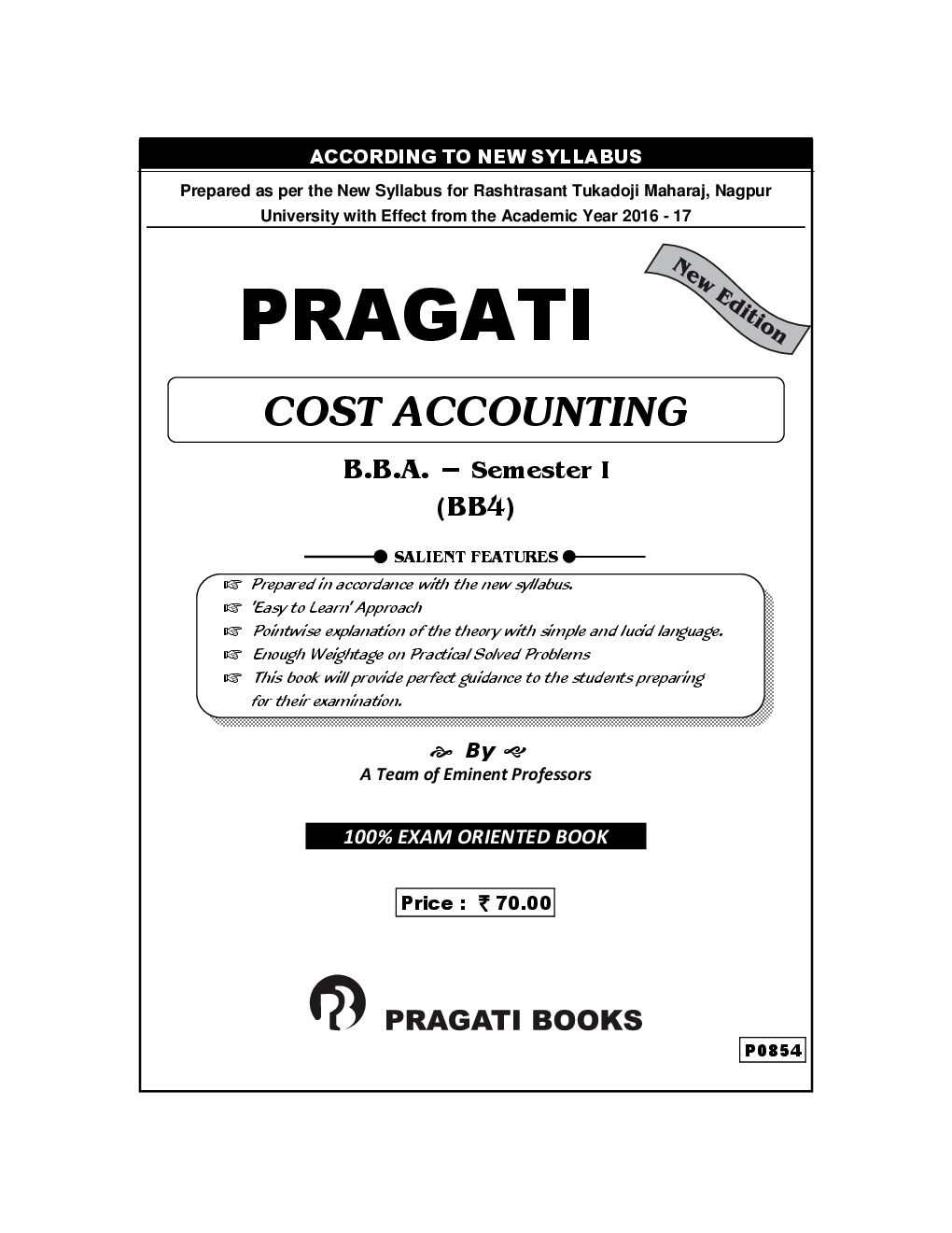 Download Cost Accounting For BBA First Semester PDF Online 2021