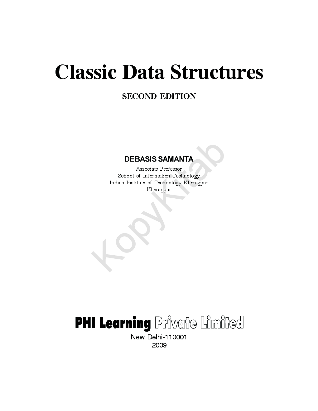 CLASSIC DATA STRUCTURES, 2nd ed. Google Play