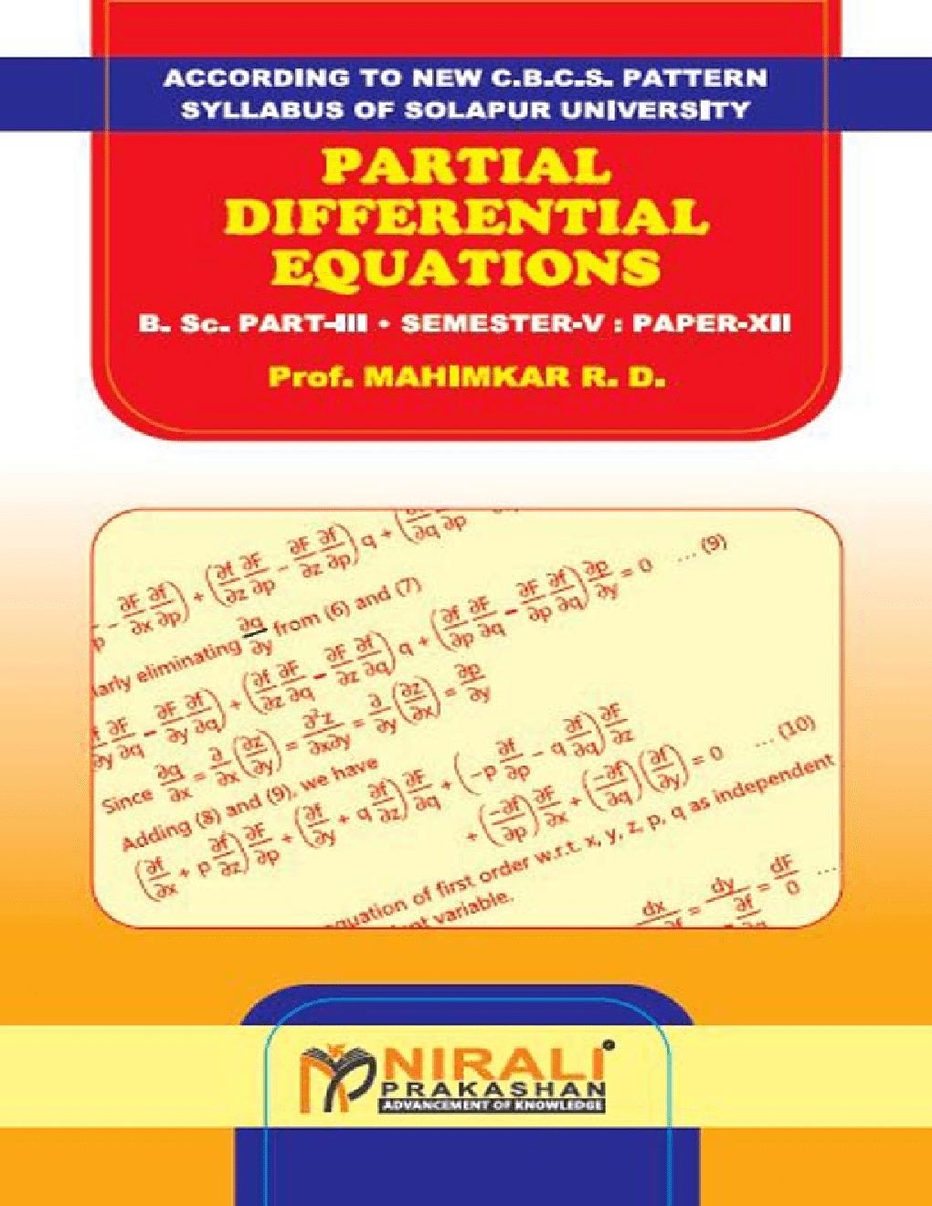 Download Partial Differential Equations Mathematics Paper 12 PDF Online