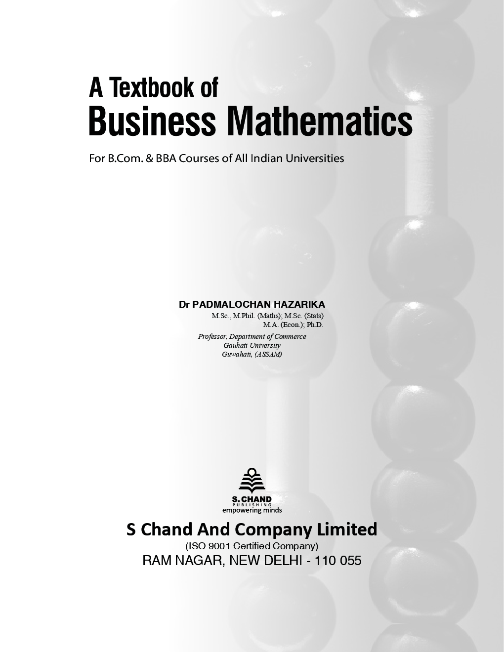 Download A Textbook Of Business Mathematics PDF Online by Hazarika