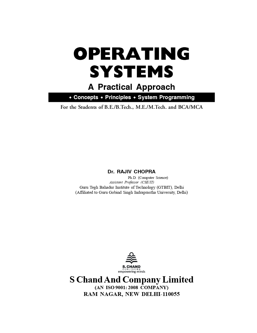 Download Schand Operating SystemA Practical Approach PDF Online2020