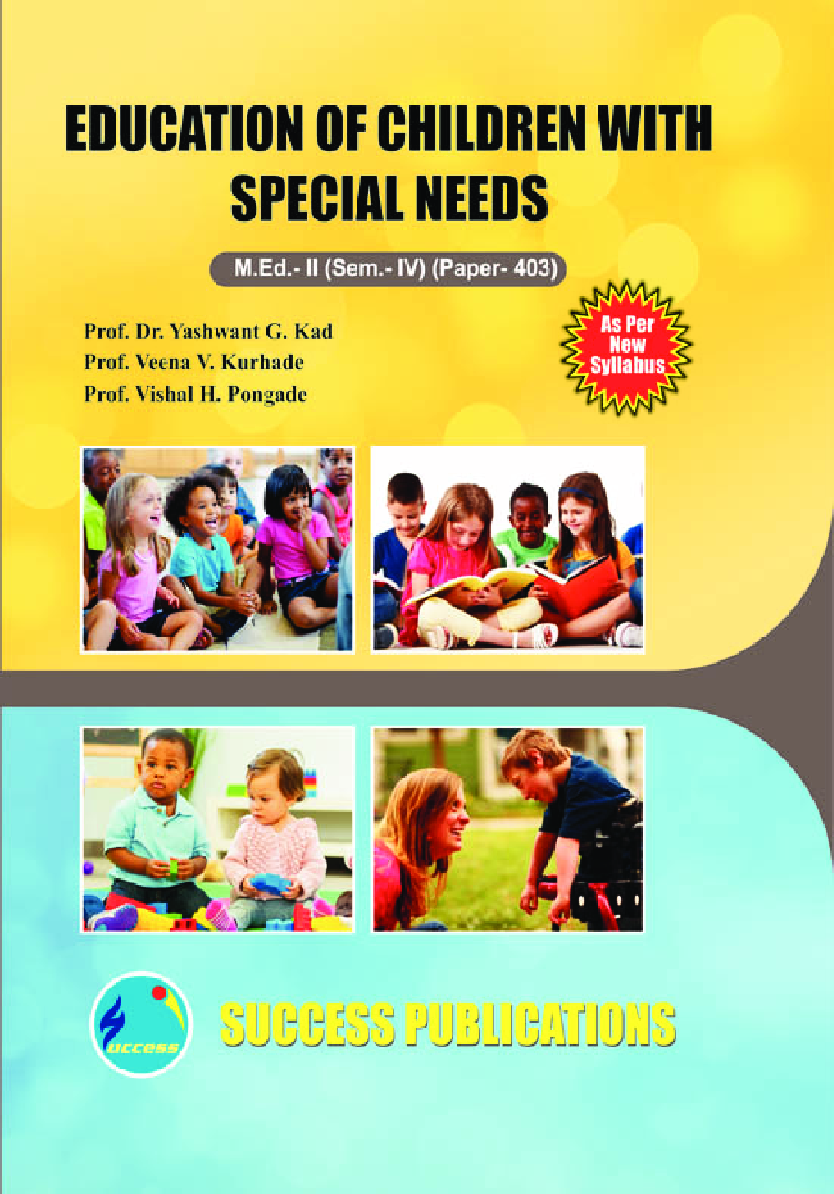 Download Education Of Children With Special Needs by Prof