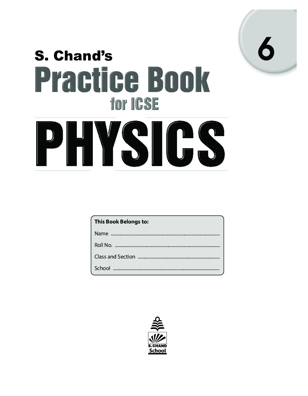 Download ICSE Class 6 Physics Practice Book PDF Online 2022