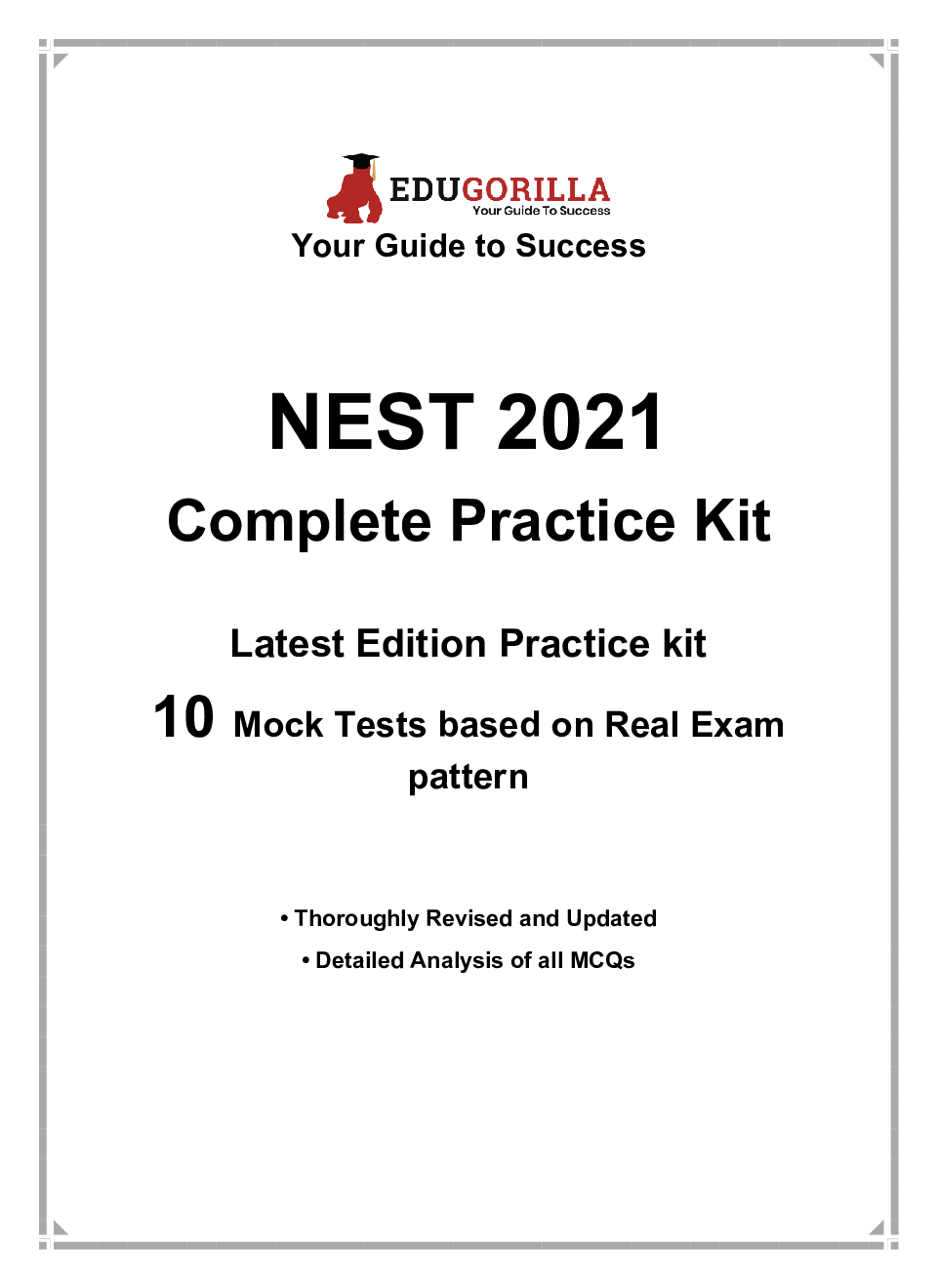 Download EduGorilla NEST 2021 (National Entrance Screening Test