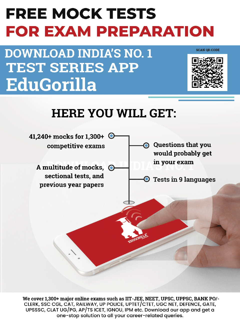 Download Manipal Entrance Test (MET) 2021 10 Mock Tests Latest