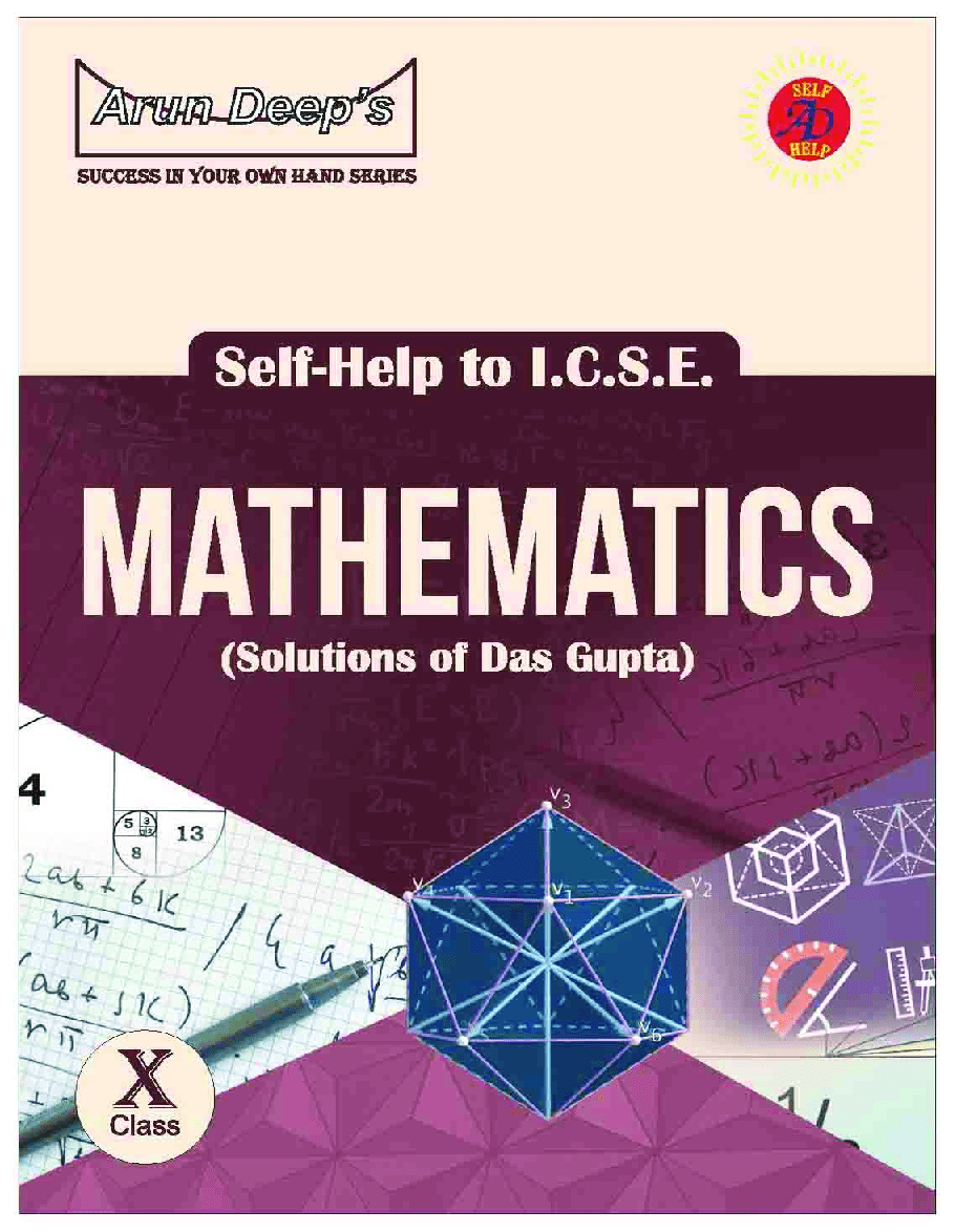 Download Self Help to ICSE Essential Mathematics Class 10 Solutions of