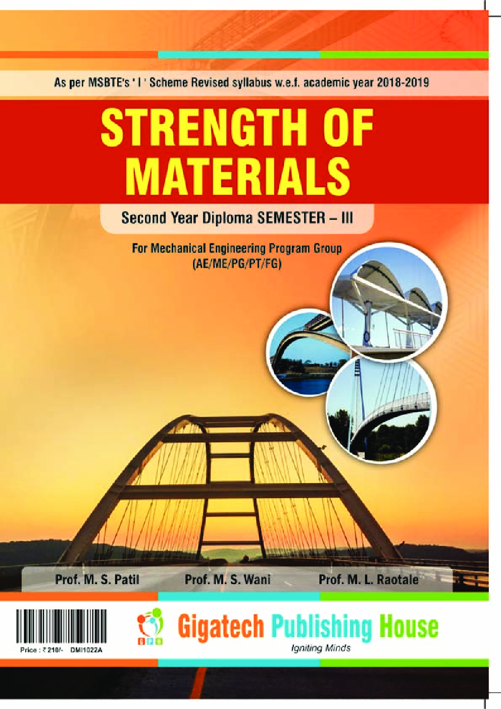 Download Strength Of Materials (As Per MSBTE Syllabus) by Prof. M. S. Patil, Prof. M. S. Wani