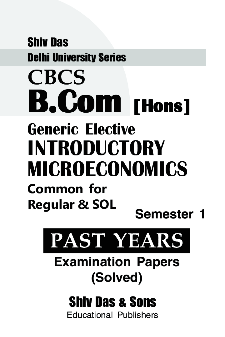 Download Introductory Microeconomics For Hons Courses Semester 1