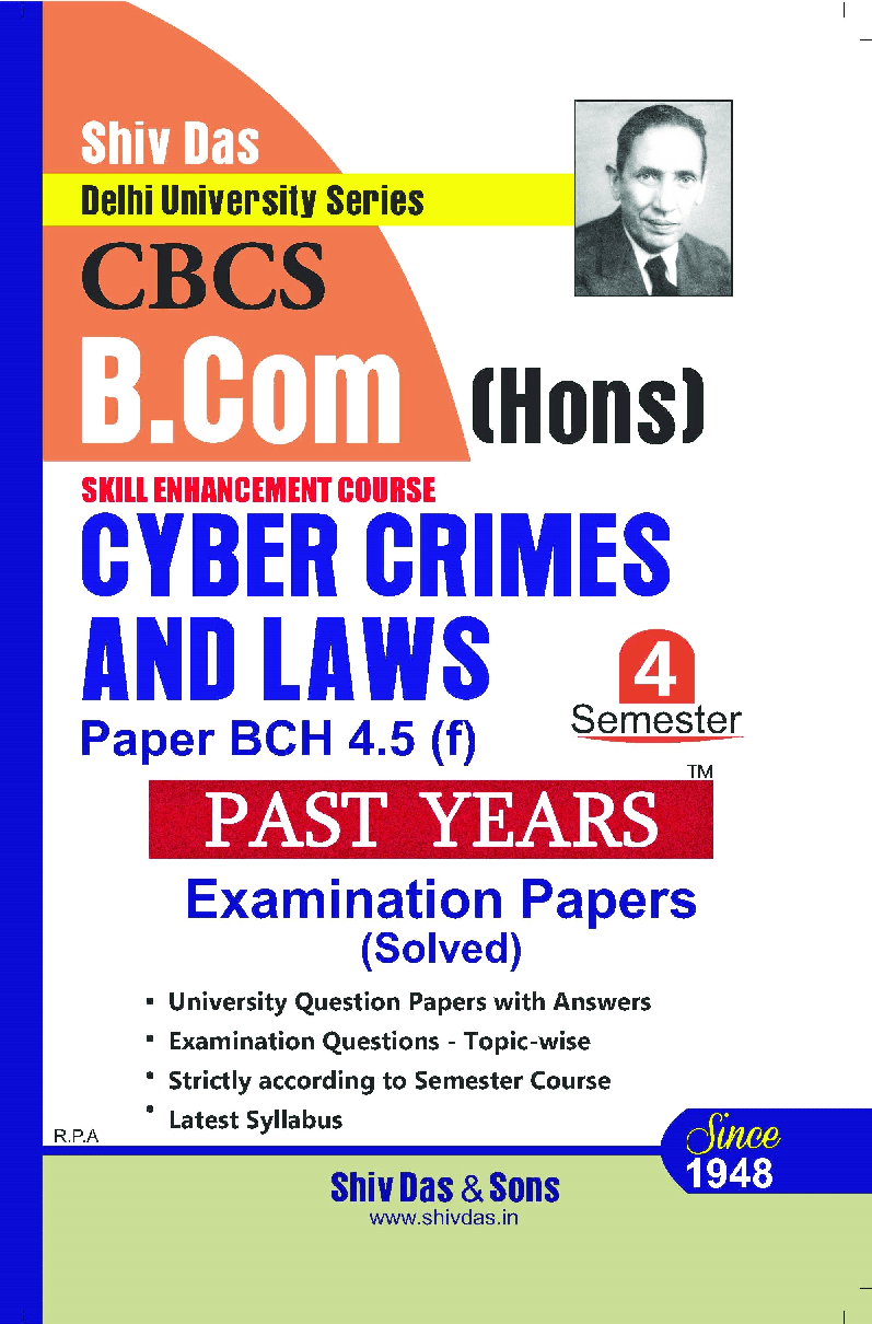 Download Cyber Crimes And Laws For Hons Semester 4 For Delhi