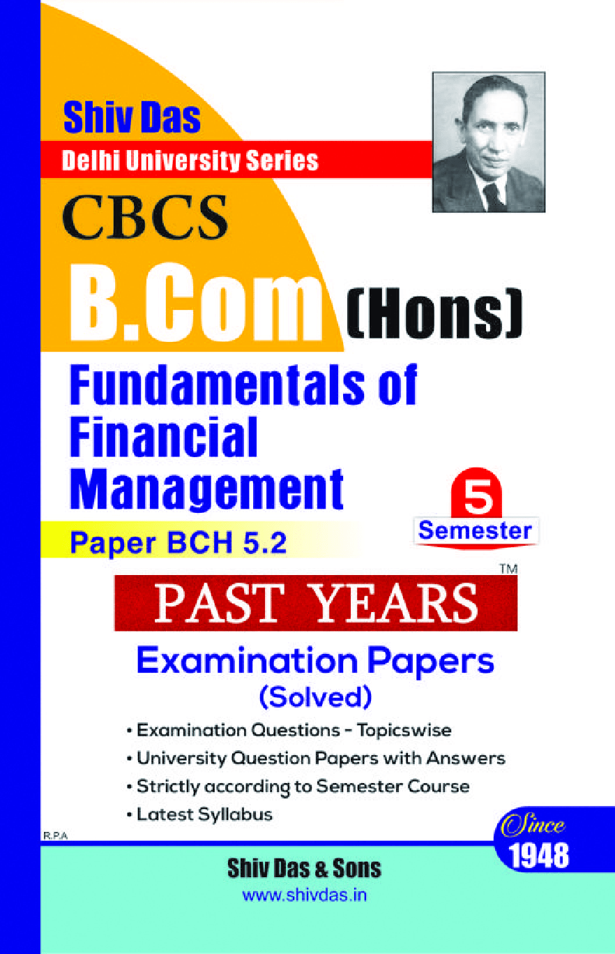 Download Fundamentals Of Financial Management For Hons Semester 5