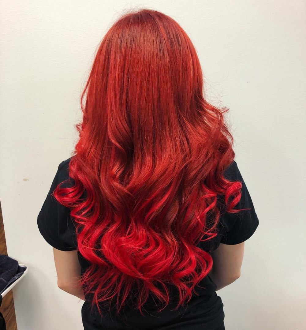 Fire Engine Red Hair