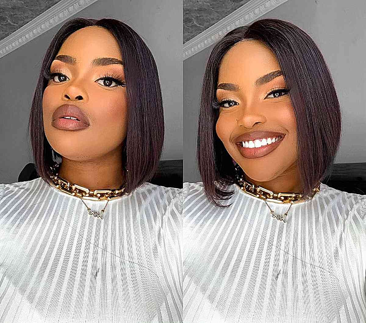 17 Drip Middle Part Bob Hairstyles, Weaves and SewIns