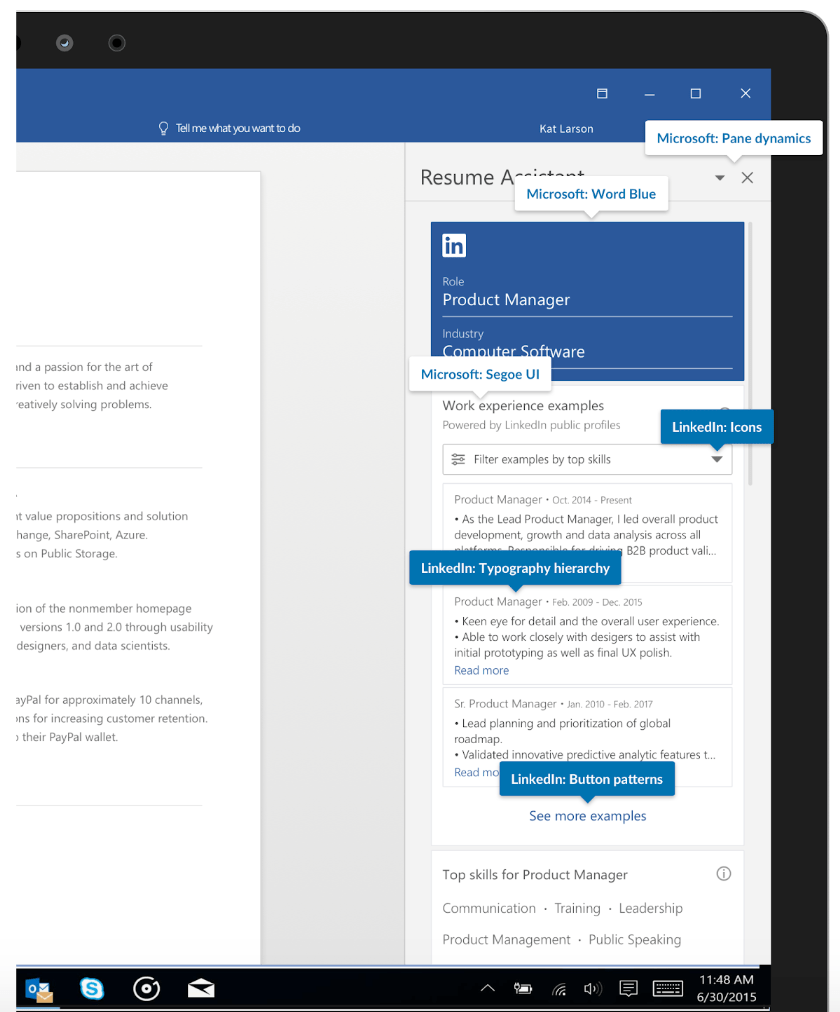 Resume Assistant The Collaboration Between Microsoft and LinkedIn