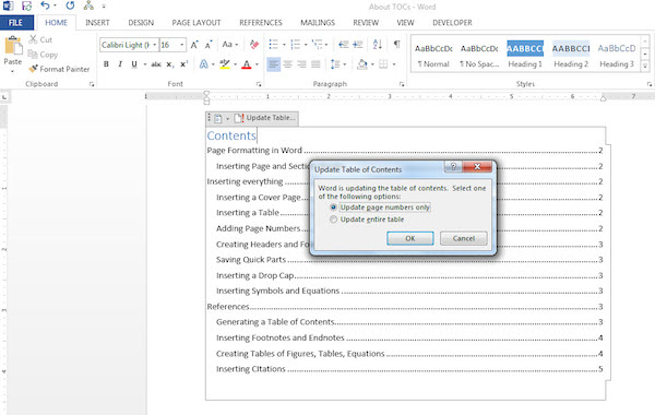 11+ How To Update A Table Of Contents In Word 2022 | Hutomo
