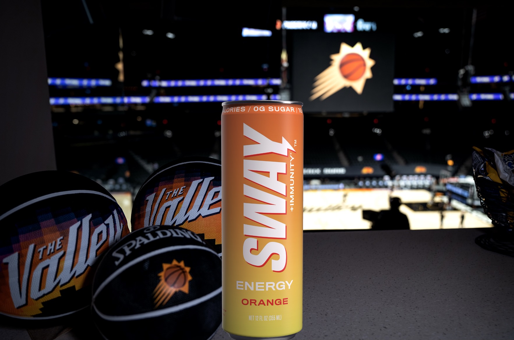 Elegance Brands’ SWAY Energy Drink Named Proud Partner of NBA’s Phoenix