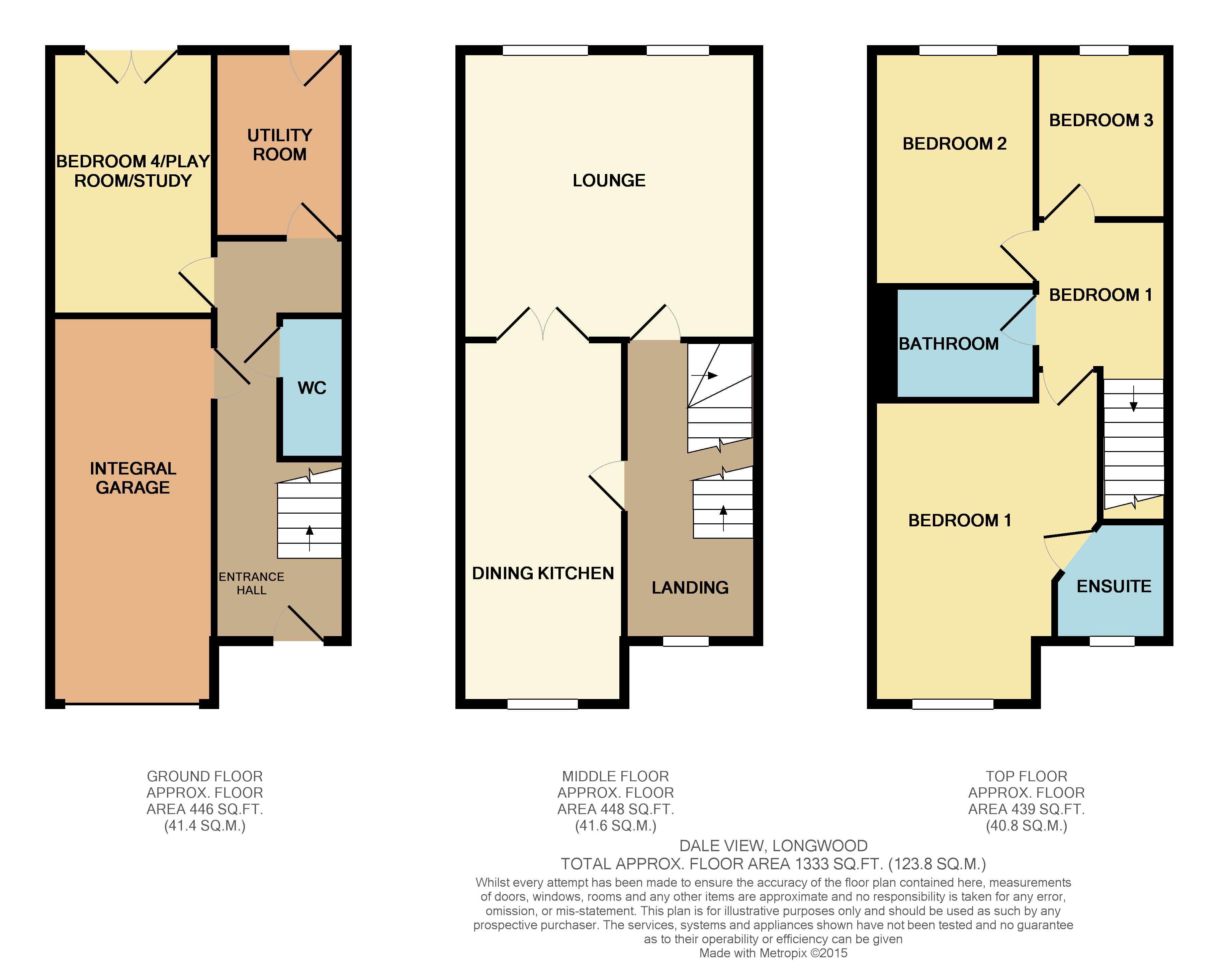 Floor Plan for Dale View, Longwood