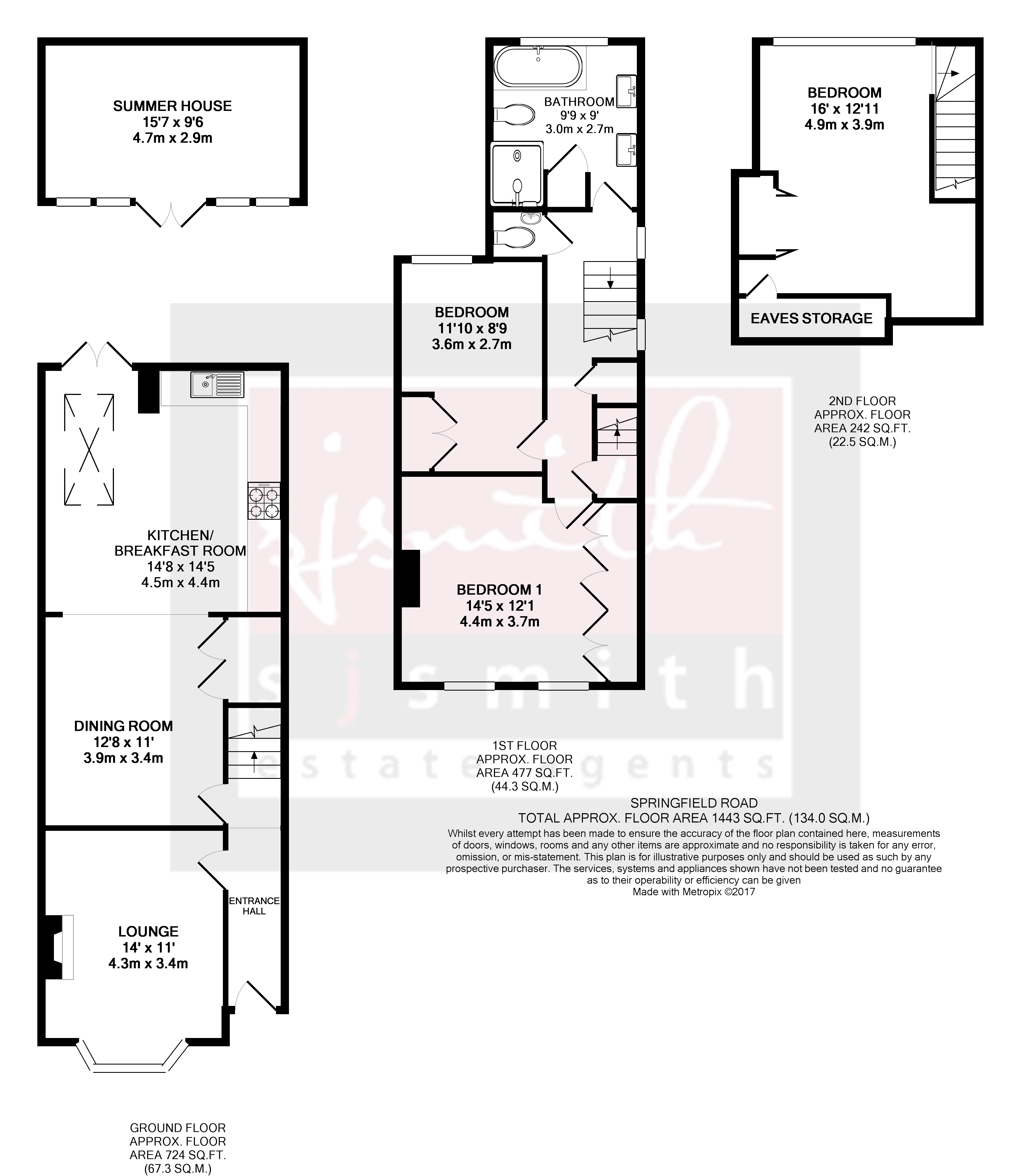 Floor Plan for Springfield Road