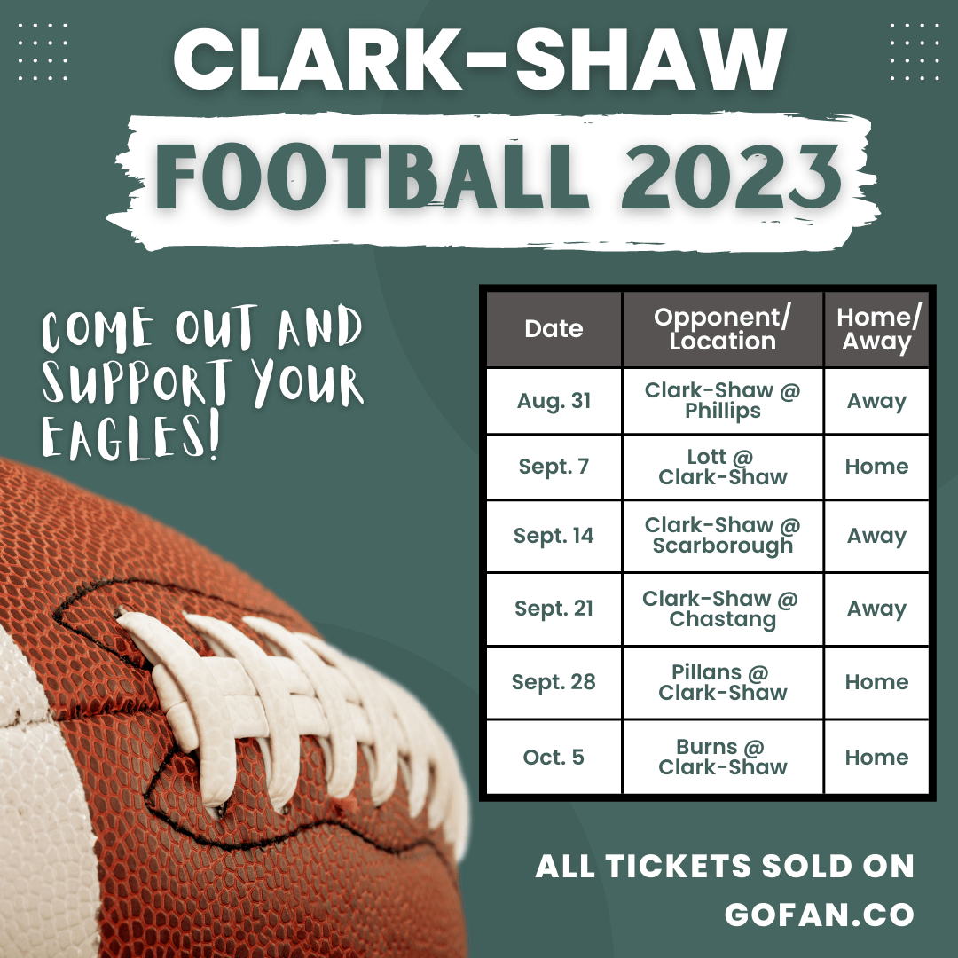 Fall football schedule