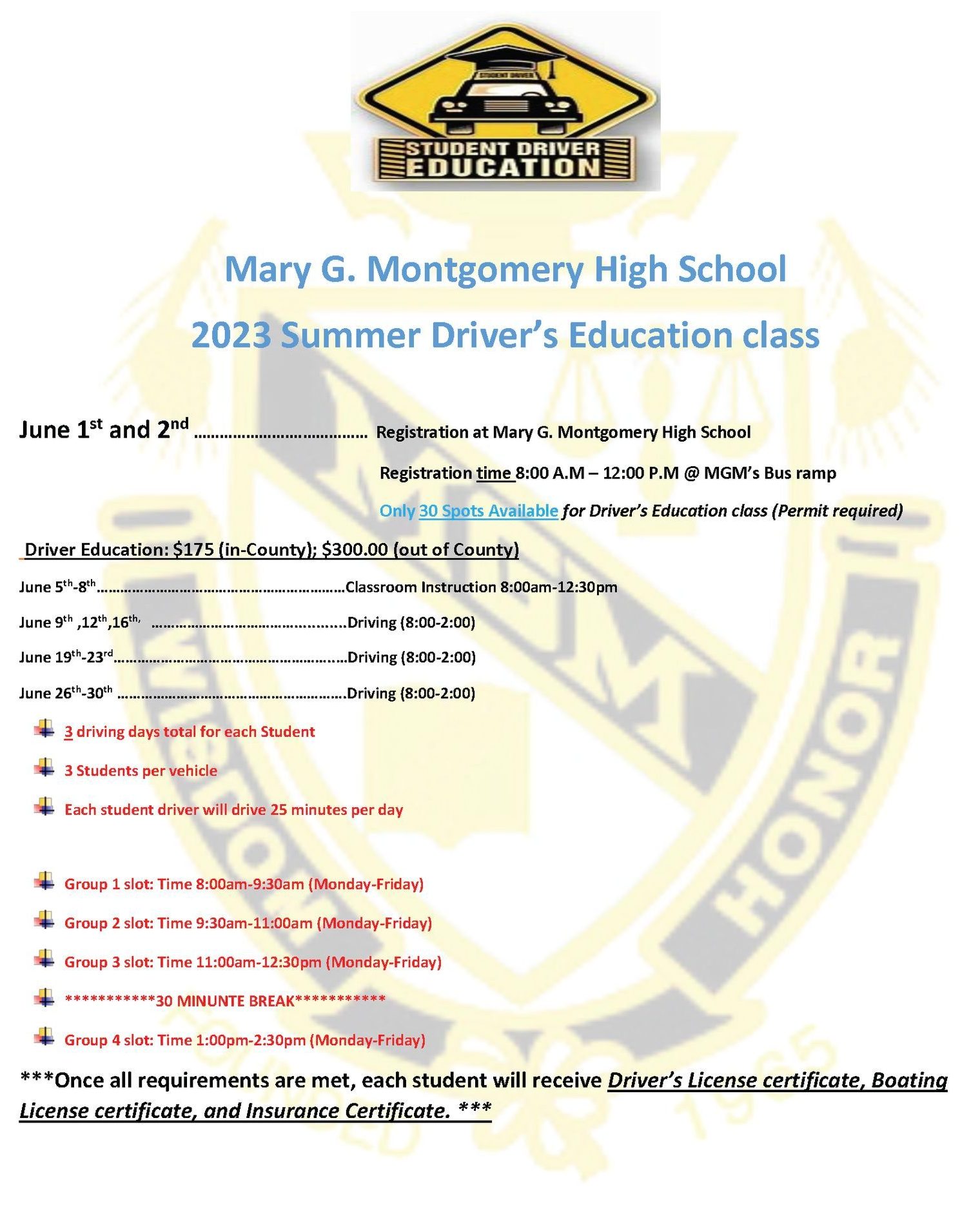 Driver's Education
