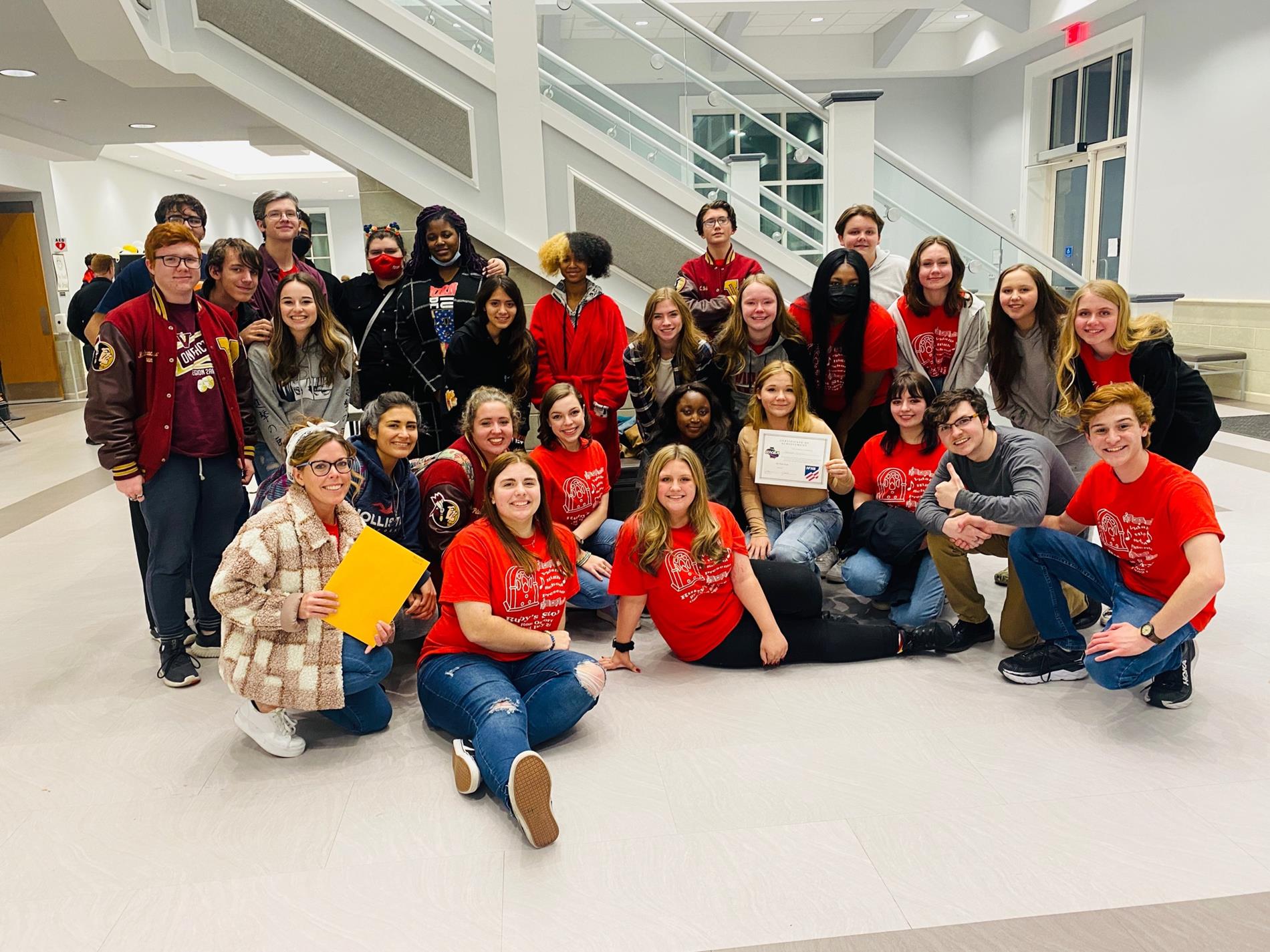 One Act Makes History, Places in State!