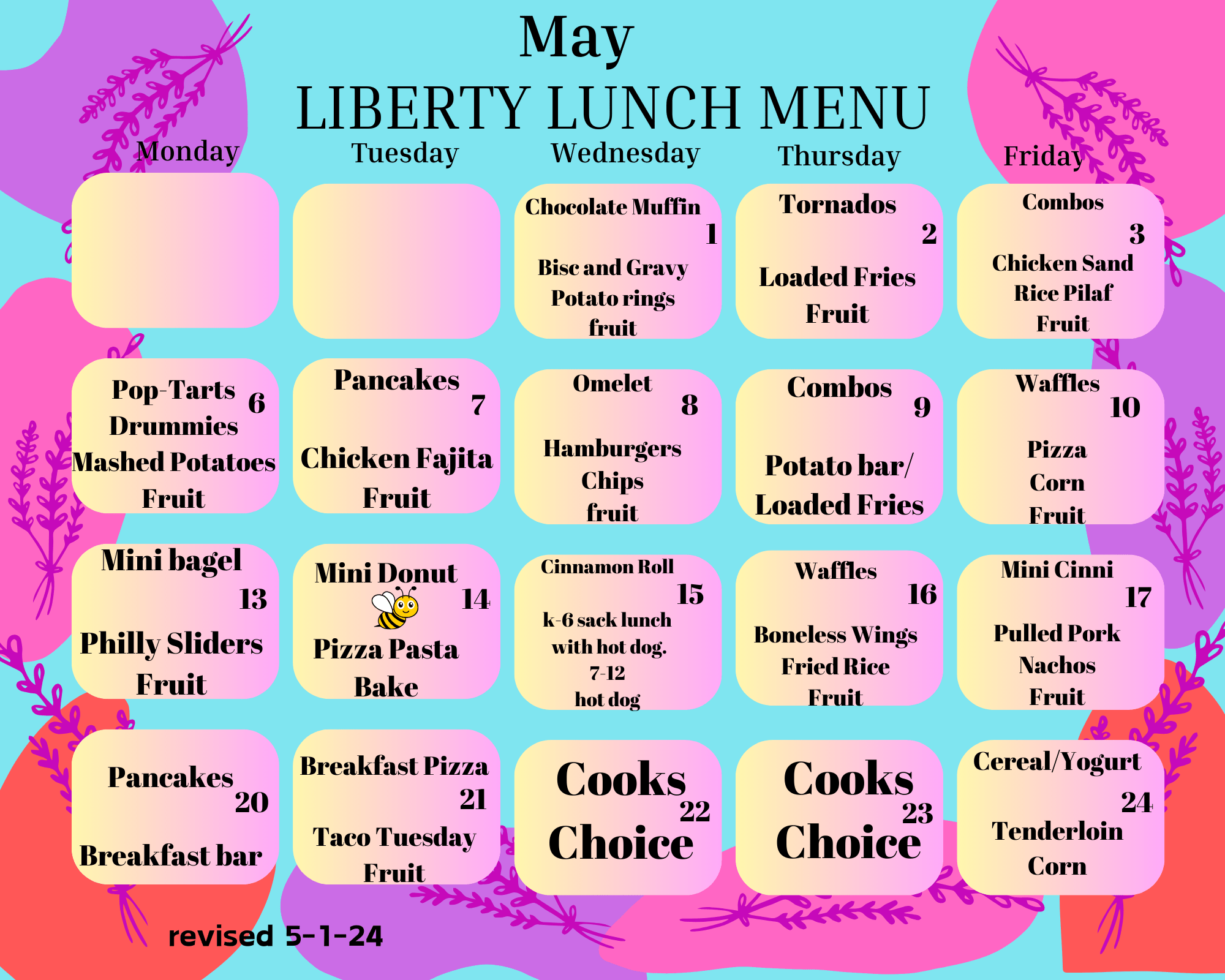 Lunch Liberty CUSD 2