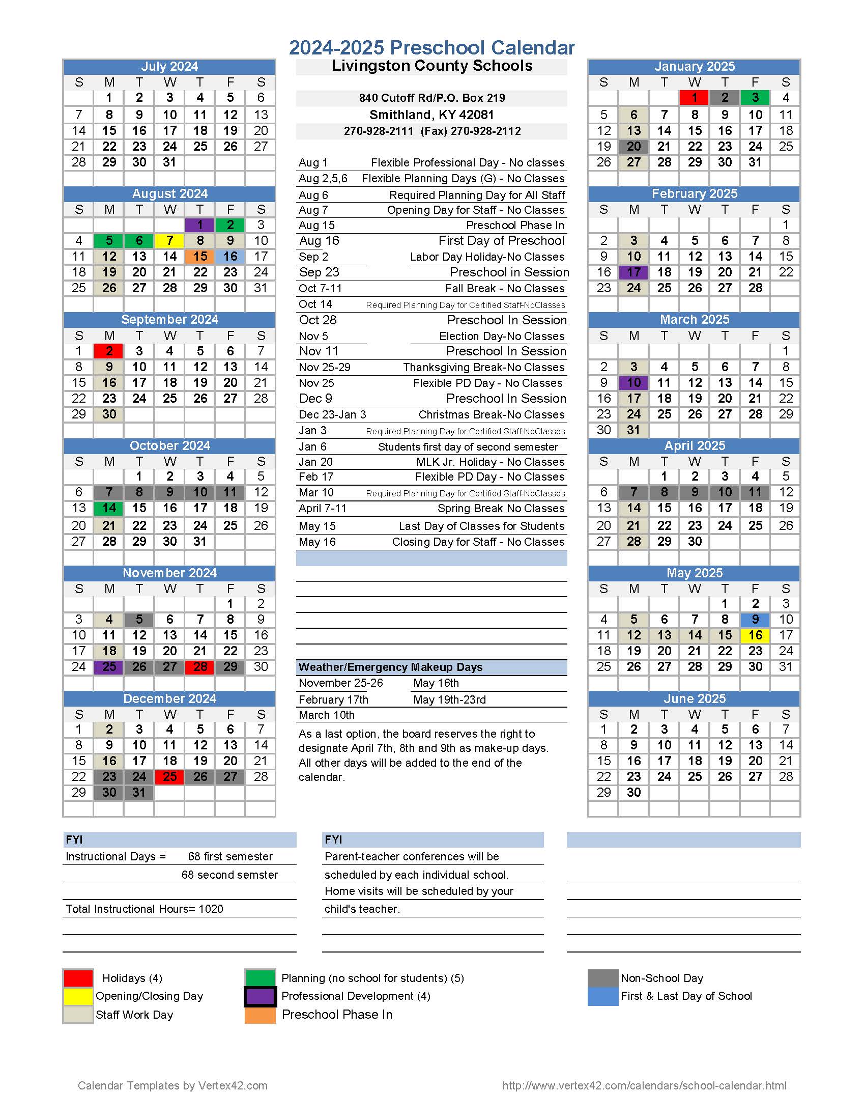 Calendars