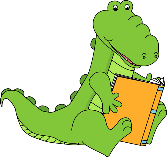 Animals Reading Books Clip Art