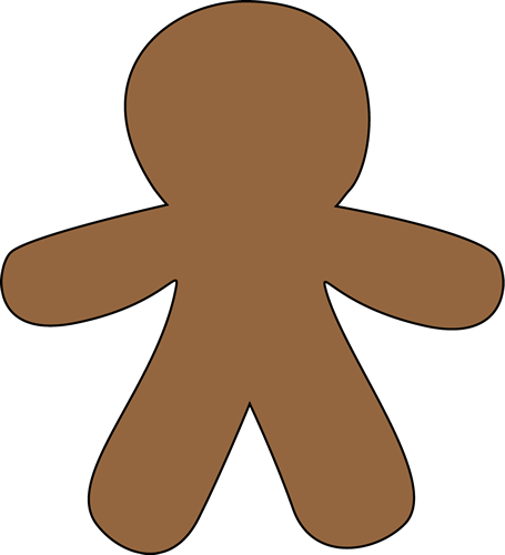 Free Printable Brown Gingerbread Man Template - Free Templates Printable