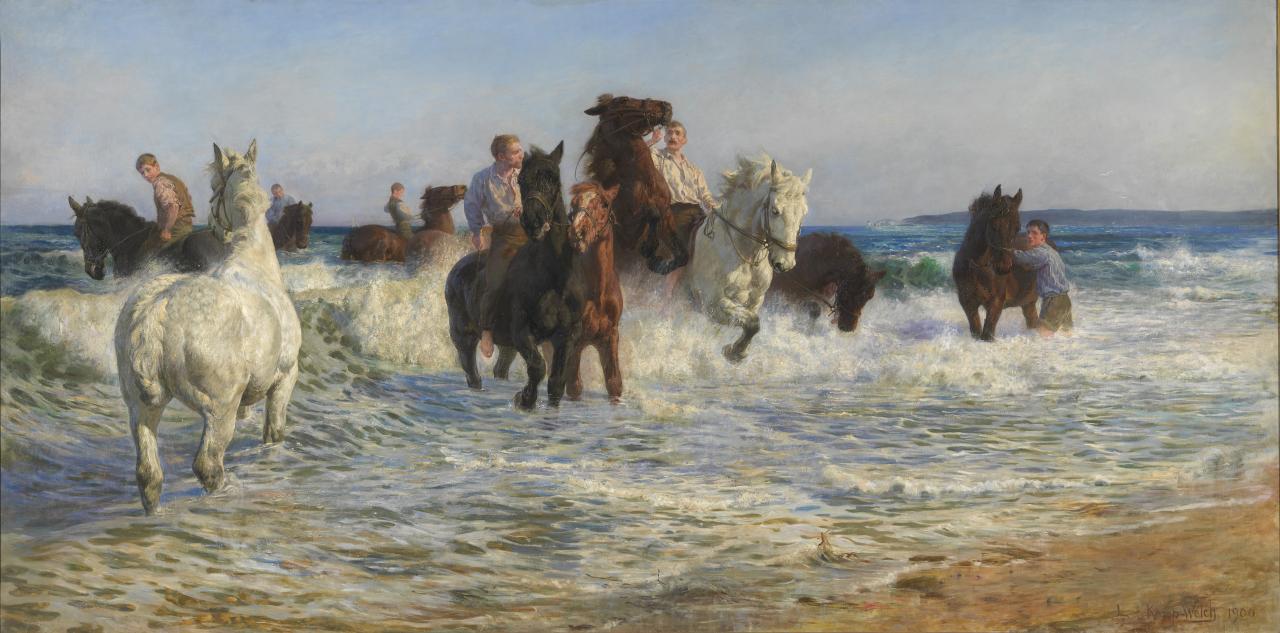 Art in Focus Horses Bathing in the Sea NGV