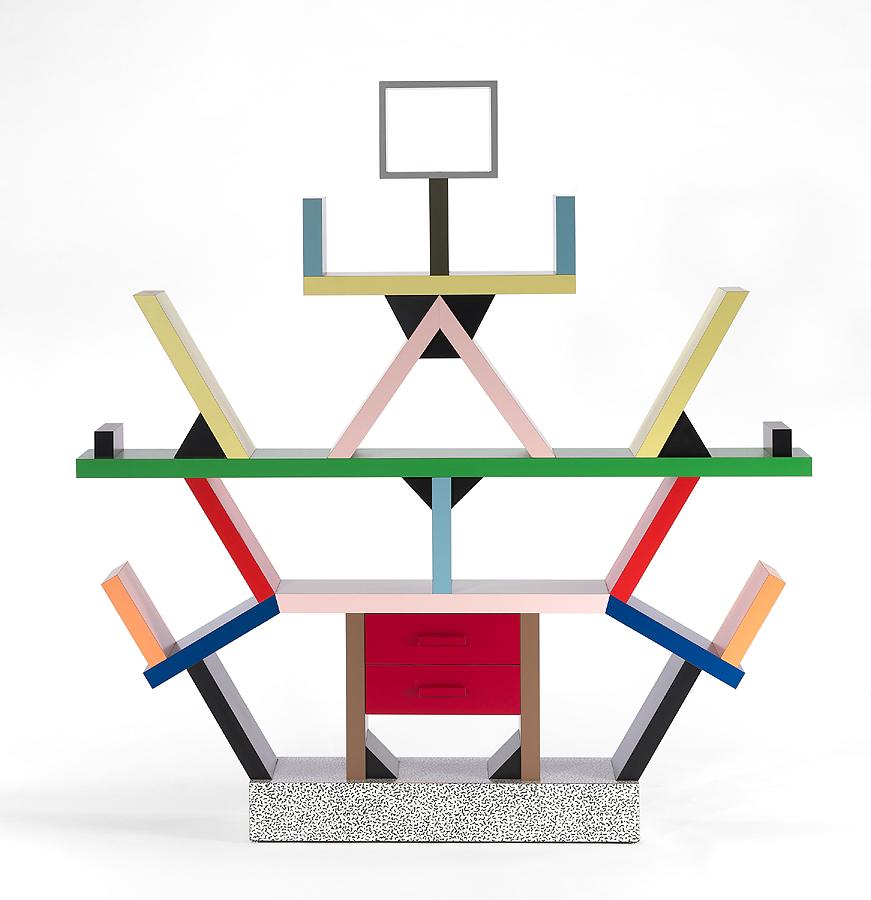 Ettore Sottsass Carlton room divider 1981 NGV