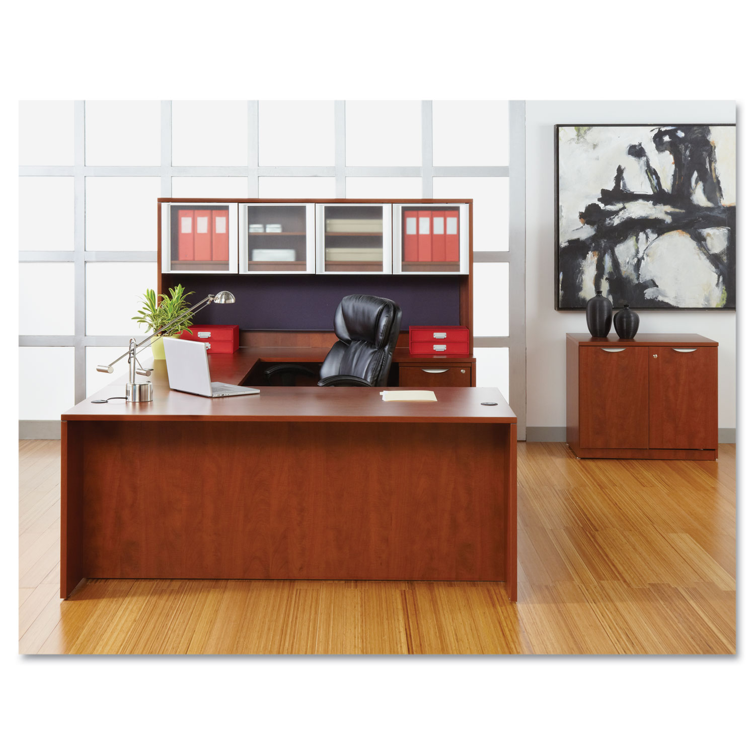 ALEVA217236MC Alera® Valencia Series Straight Desk Shell Zuma
