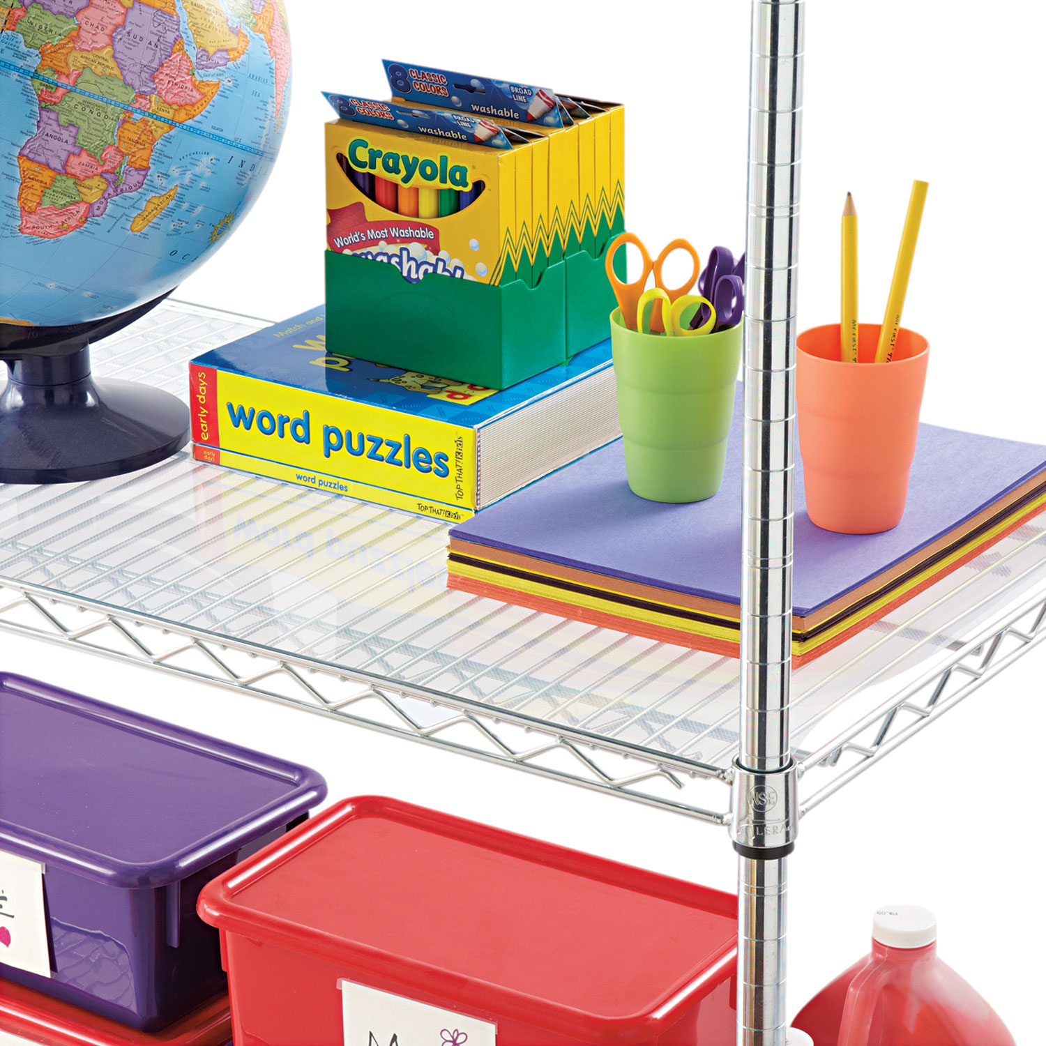 ALESW59SL4824 Alera® Shelf Liners For Wire Shelving Zuma