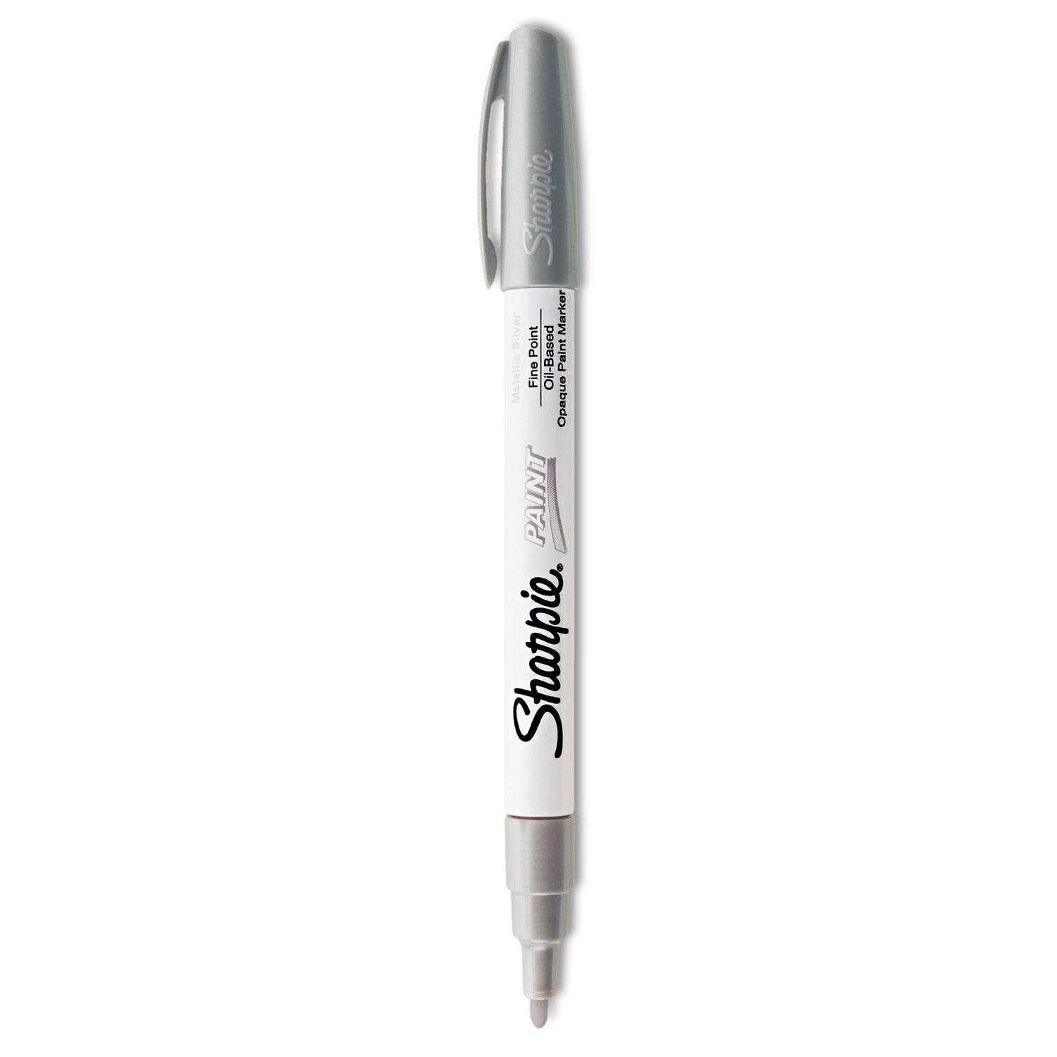 Sharpie 35560 Permanent Paint Marker, Medium Bullet Tip, Silver (SAN35560)