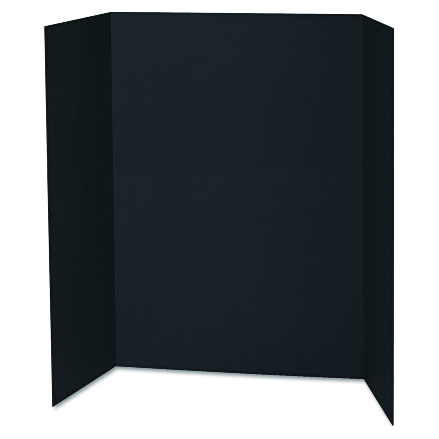 Spotlight Corrugated Presentation Display Boards, 48 x 36, Black/Kraft