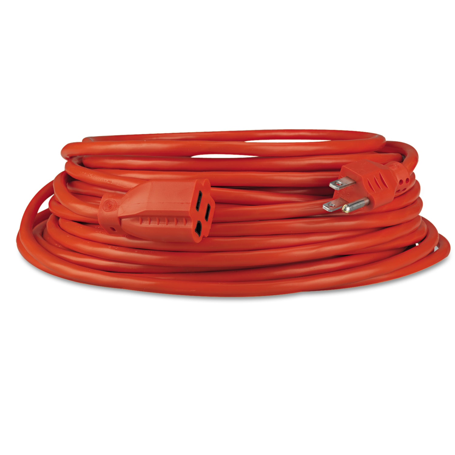 Innovera Indoor/Outdoor Extension Cord, 25 Feet, Orange SupplyTime
