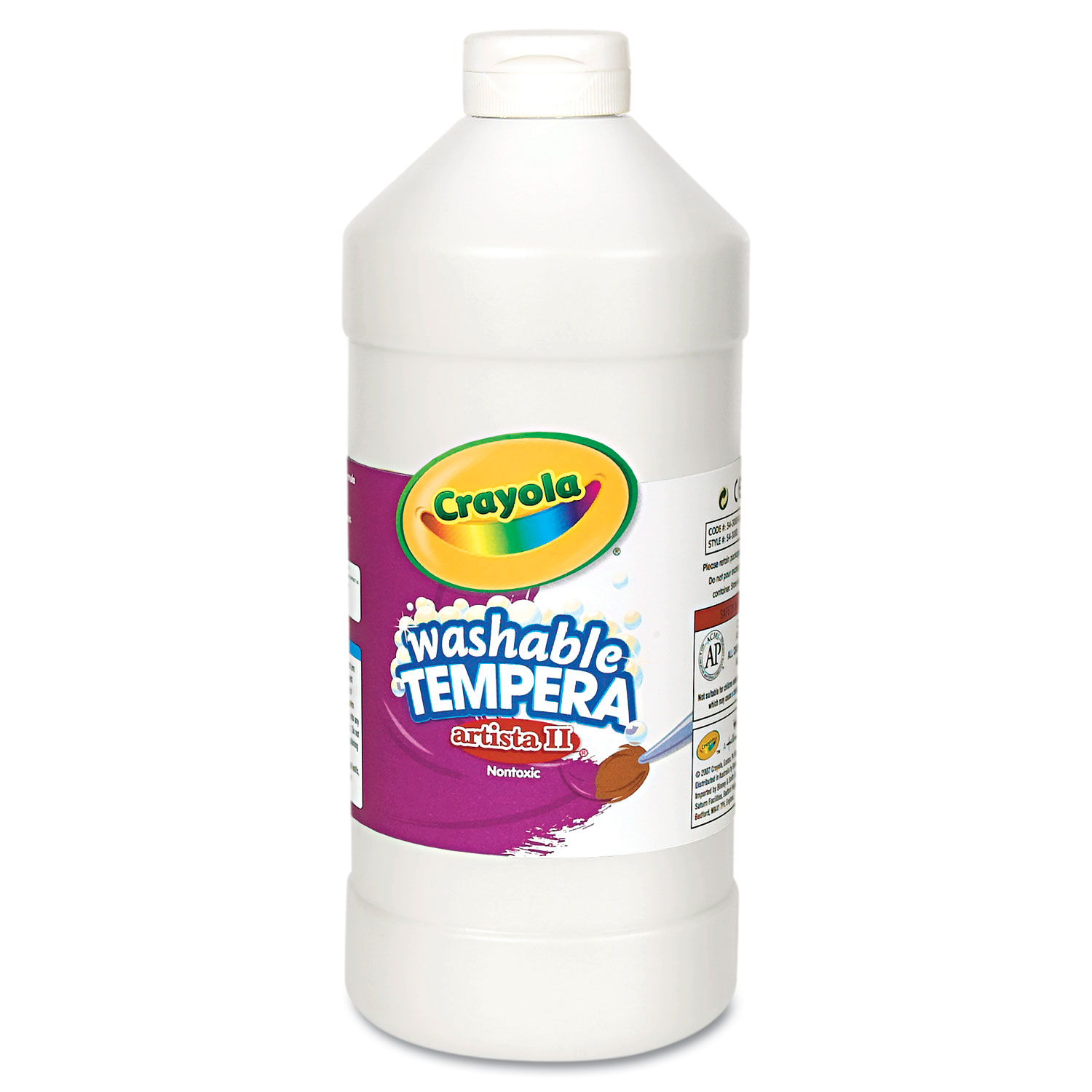 CYO543132053 Crayola Artista II Washable Tempera Paint Zuma
