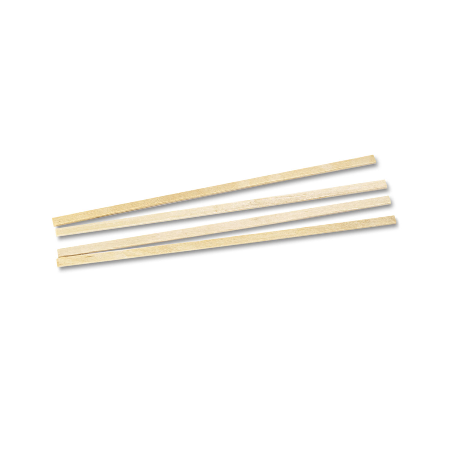 Wood Coffee Stirrers, 5 1/2" Long, Woodgrain, 1000 Stirrers/Box