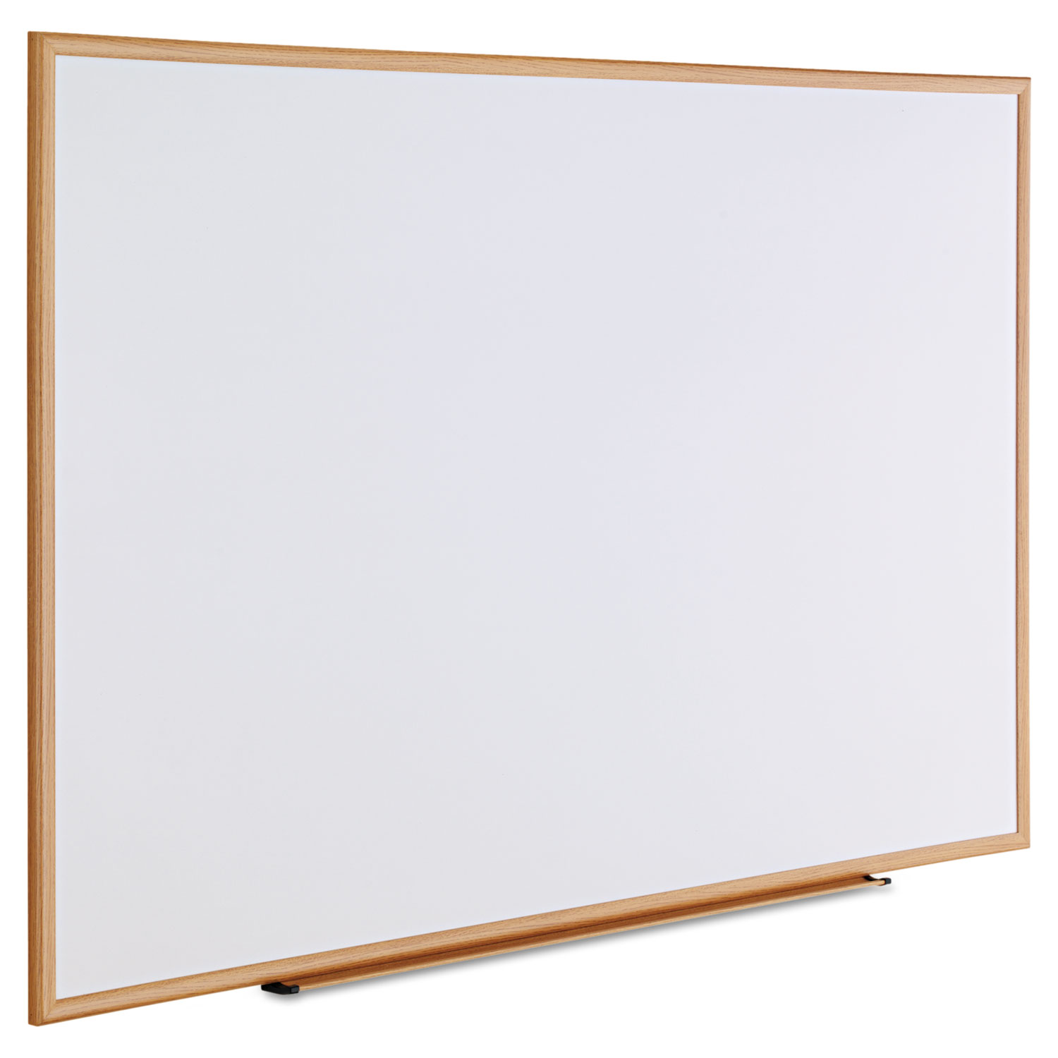 DryErase Board, Melamine, 72 x 48, White, OakFinished Frame Zerbee