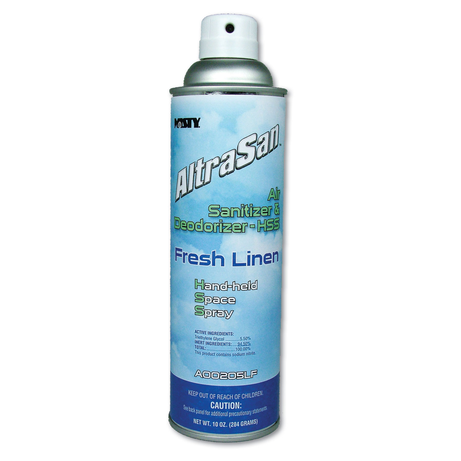 Handheld Air Sanitizer/Deodorizer, Fresh Linen, 10 oz Aerosol Spray, 12