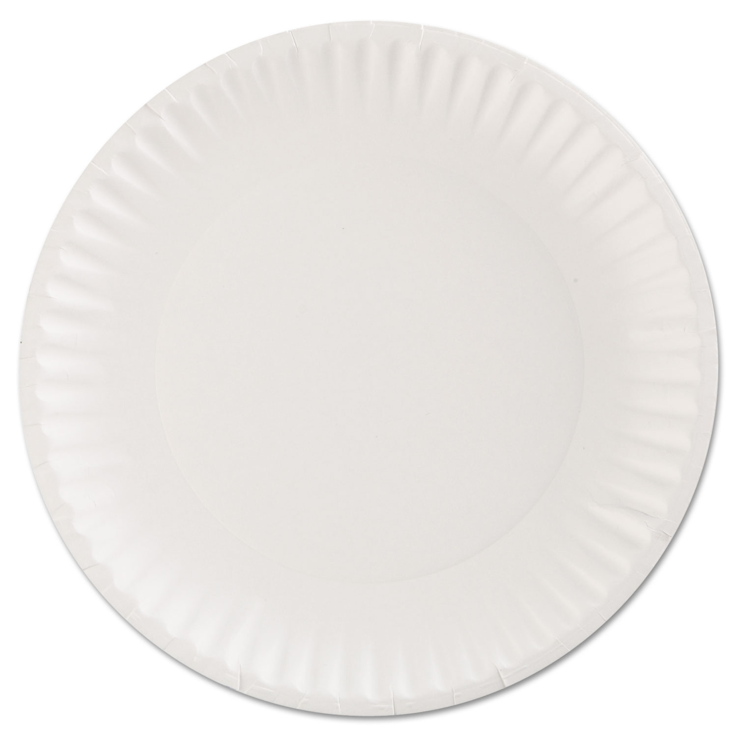 Paper Plates, 9" dia, White, 100/Pack Oak Cliff
