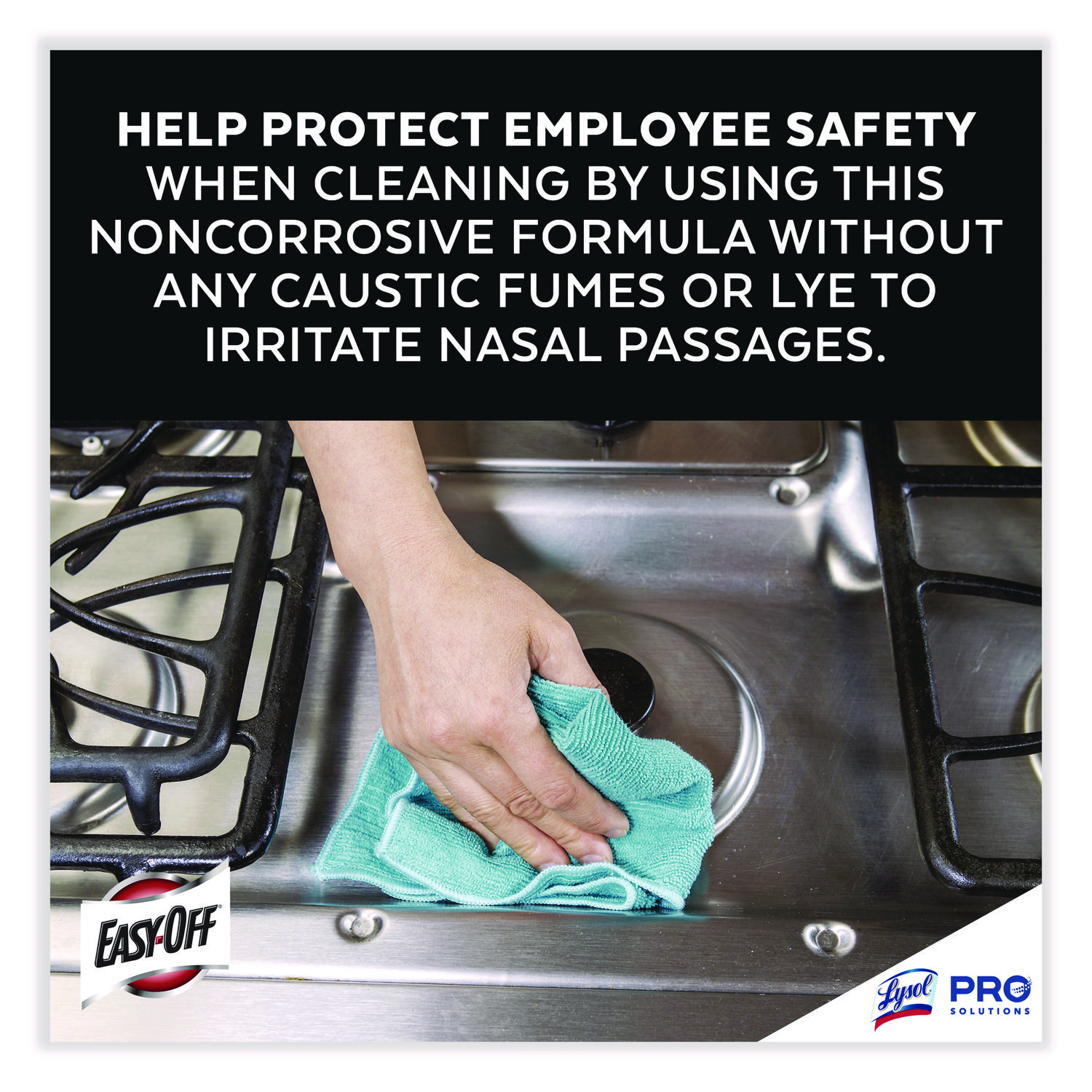 Professional EASYOFF® FumeFree Max Oven Cleaner, Foam, Lemon, 24 oz Aerosol Spray Coastal