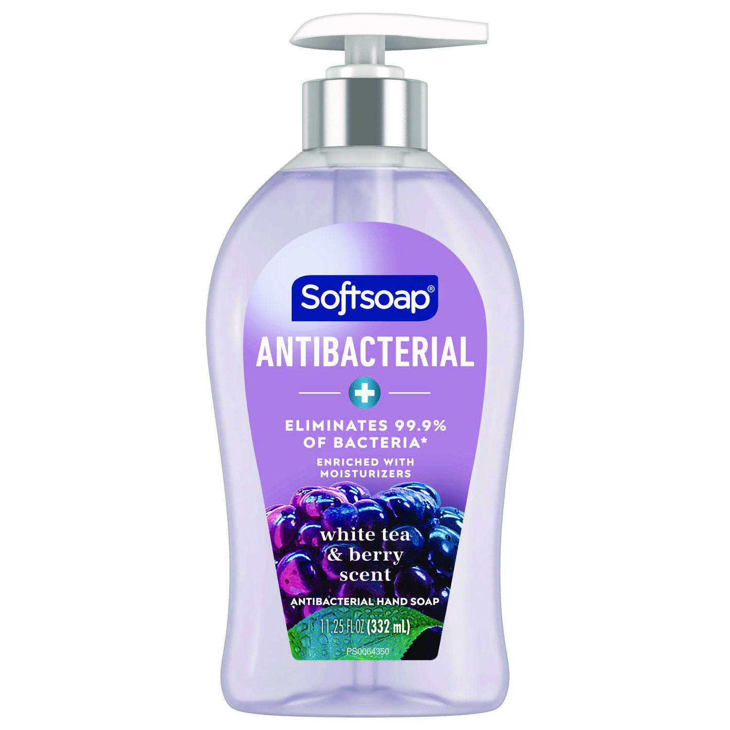 Antibacterial Hand Soap, White Tea and Berry Fusion, 11.25 oz Pump