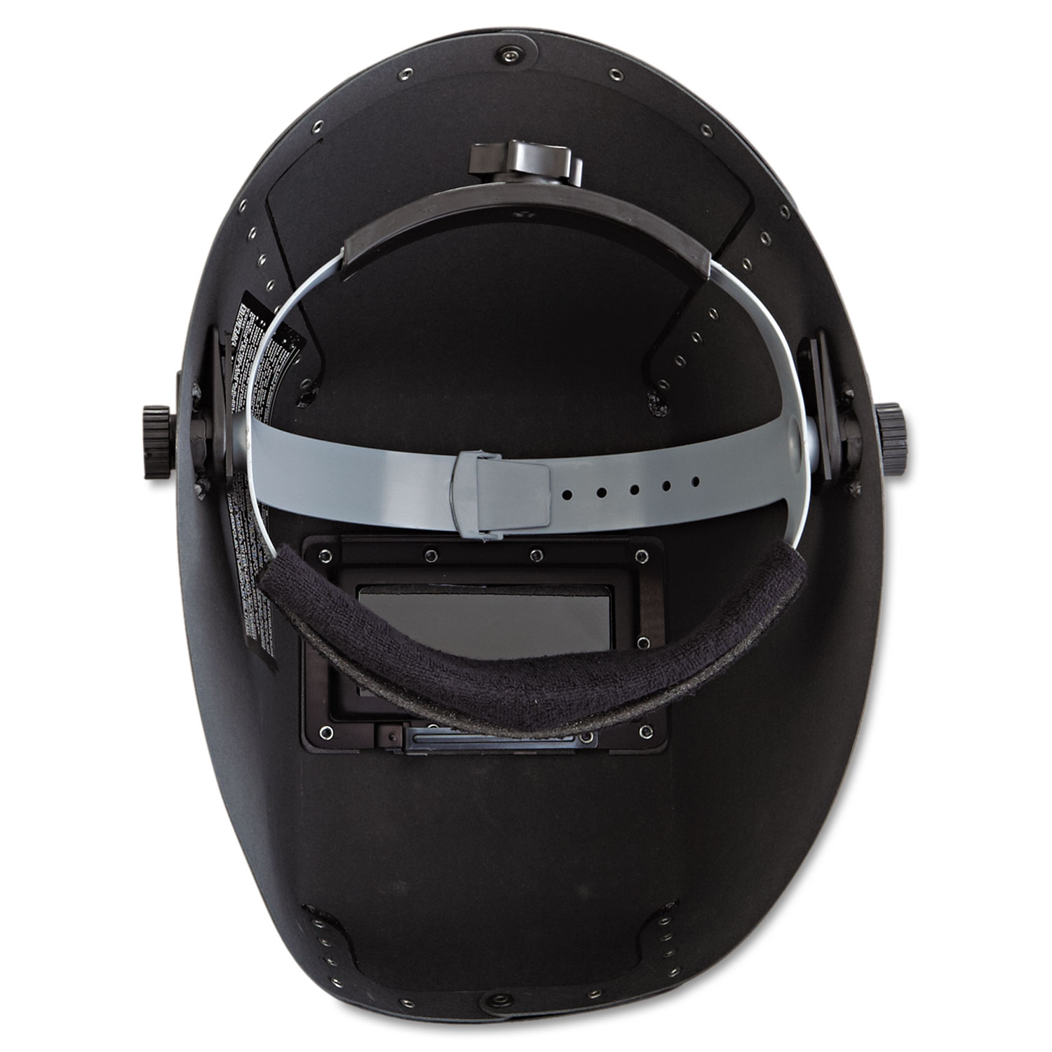 Jackson Safety* HUNTSMAN Fiber Shell Welding Helmet, 4 1/4" x 2", Black