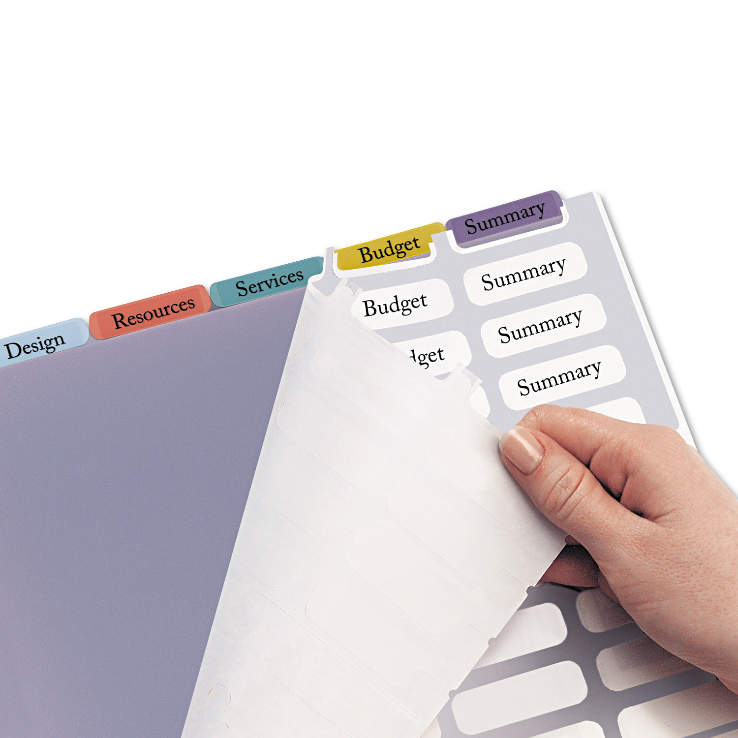 Avery Index Maker Clear Label Dividers 5 Tab Template Ythoreccio