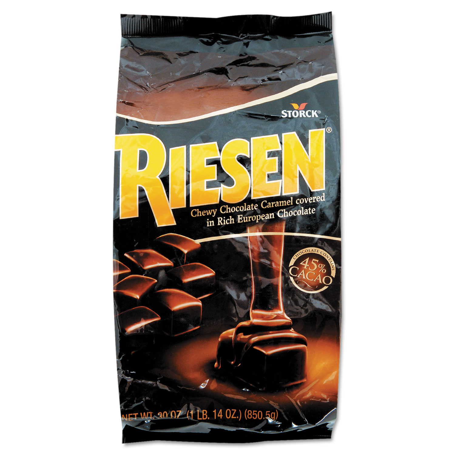 Riesen® Chocolate Caramel Candies, 30 oz Bag Abel Supply