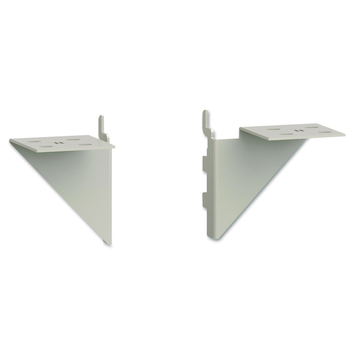 HON® Initiate Worksurface Bracket Kit, Light Gray National Everything