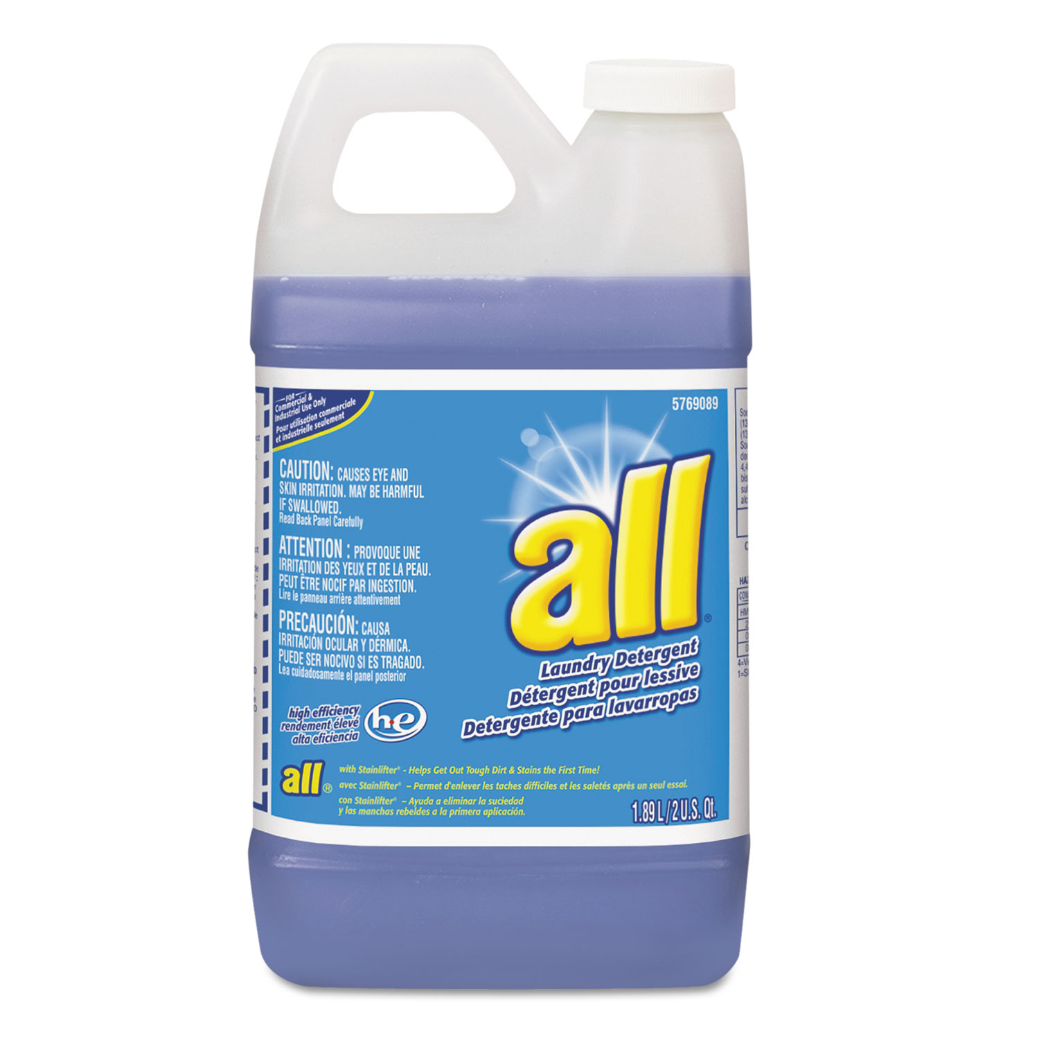 HE Liquid Laundry Detergent by All® DVO95769089