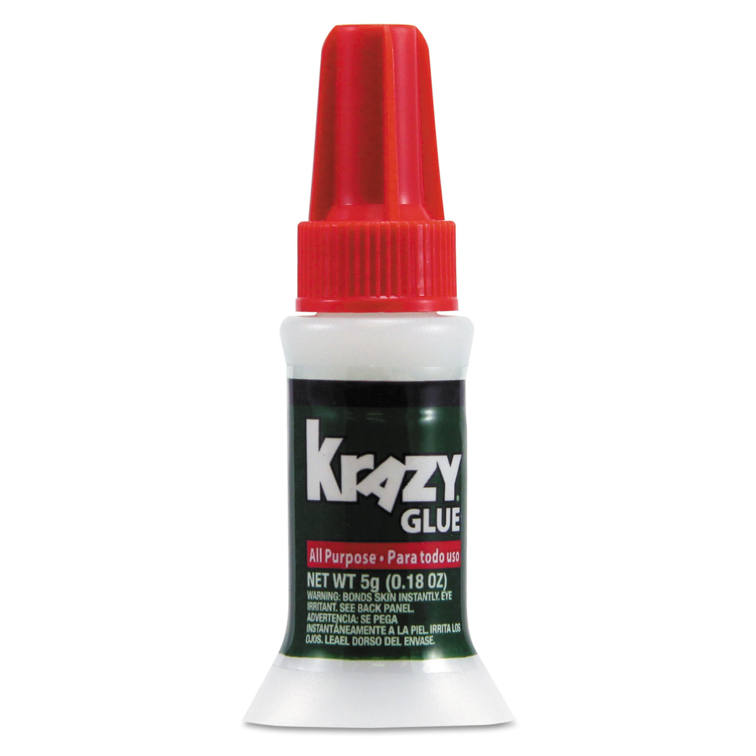 All Purpose BrushOn Krazy Glue, 0.17 oz, Dries Clear Burris Inc