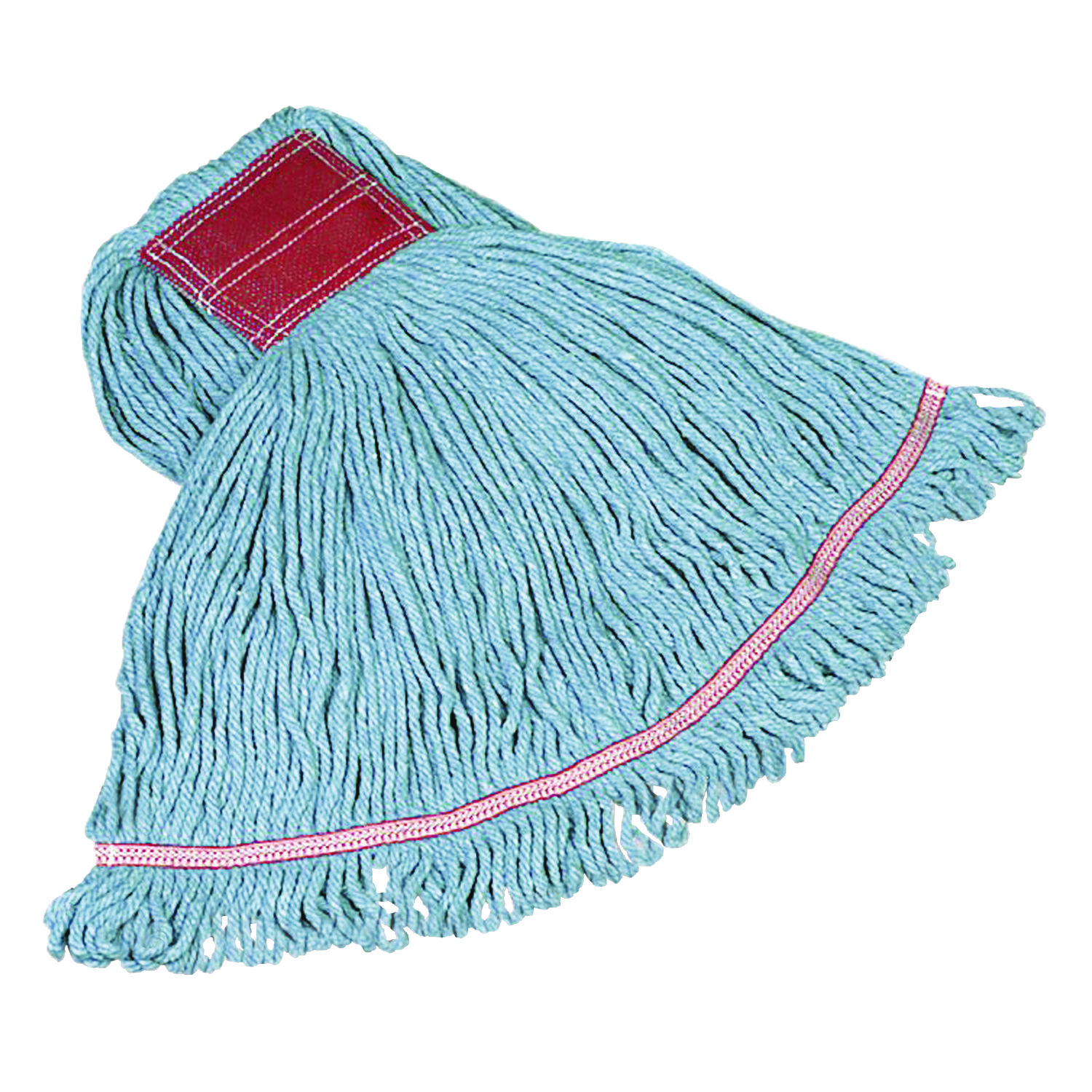 Swinger Loop Wet Mop Heads, Cotton/Synthetic, Blue, Large JAD
