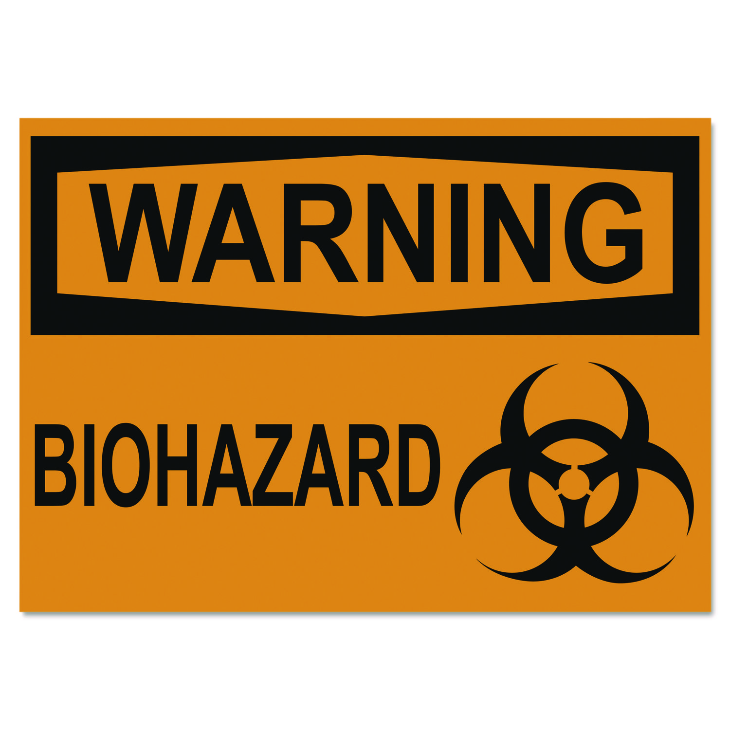 USS5498 Headline® Sign OSHA Safety Signs Zuma